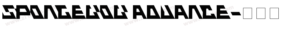 spongebob advance字体转换